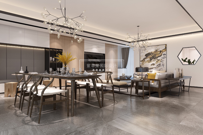 現(xiàn)代中式裝修案例，開放而又內(nèi)斂！